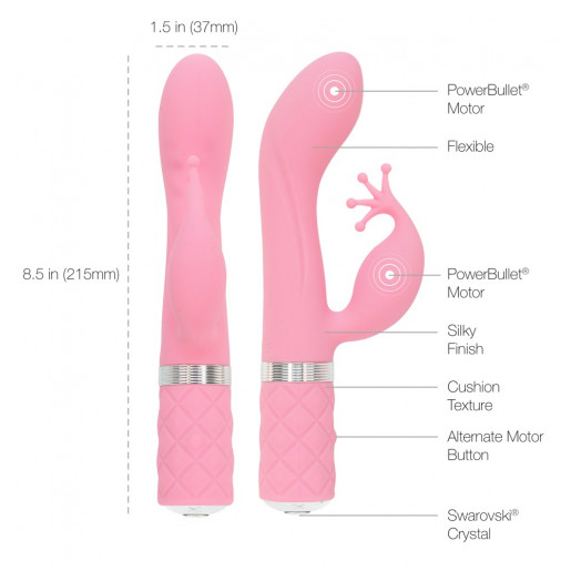 Różowy wibrator punktu G Pillow Talk Kinky