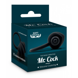 Mr. Cock silikonowy pierścień na penisa z wibracjami
