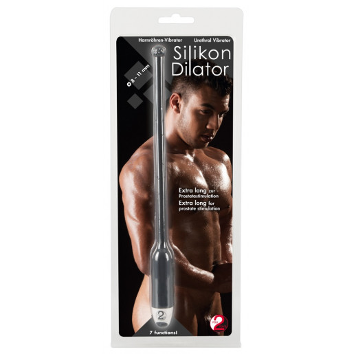 Długi silikonowy dilator z wibracjami You2Toys