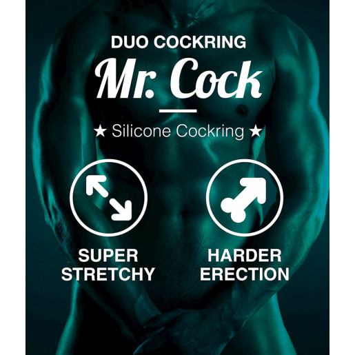 Pierścień na penisa Mr.Cock Duo Mr. 