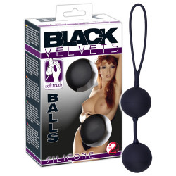 The Perfect Balls - silkonowe kulki czarne Black Velvets