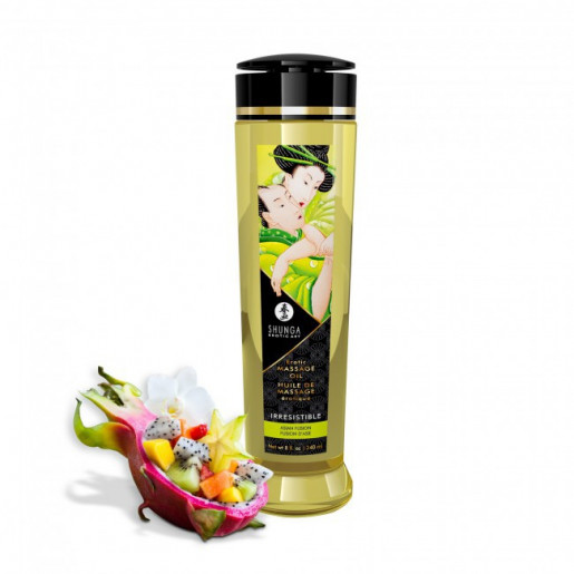 Olejek do masażu erotycznego zapach owoców azjatyckich Shunga 240ml