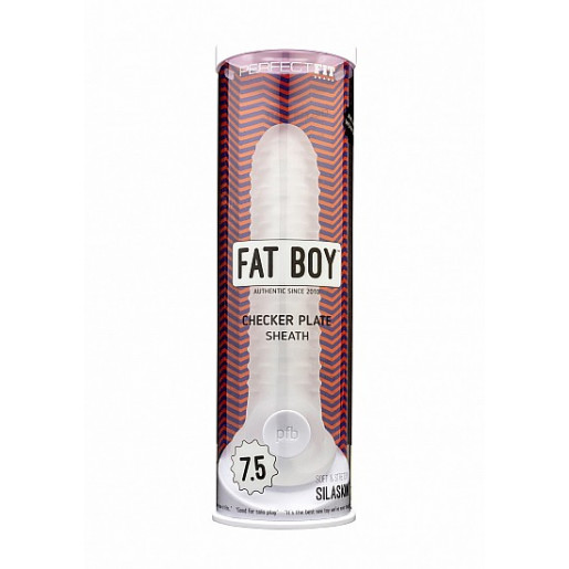 Nakładka na penisa Perfect Fit Fat Boy Checker Box Sheath 20cm