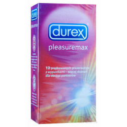 Prezerwatywy z wypustkami Durex Pleasuremax 12 sztuk