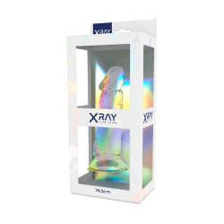 Przeźroczyste dildo z przyssawką XRay 16,5cm