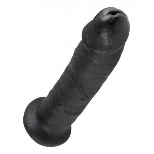 Czarne dildo z przyssawką 22cm King Cock
