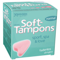 Miękkie tampony bez sznurka Soft-Tampons normal 3 sztuki