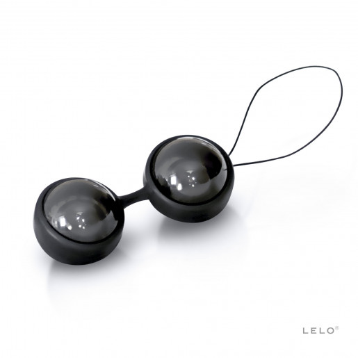 Czarne biofeedbackowe kulki gejszy LELO Luna Beads