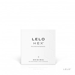 Klasyczne prezerwatywy LELO HEX Original 3 sztuki