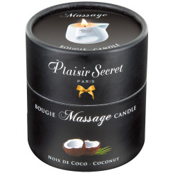 Świeca do masażu erotycznego Kokos Plaisir Secret 80ml