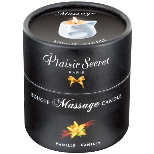 Świeca do masażu erotycznego Wanilia Plaisir Secret 80ml