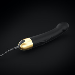 Klasyczny wibrator Marc Dorcel Real Vibration M 2.0 czarno złoty