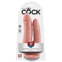 Podwójne dildo King Cock Double Penetrator
