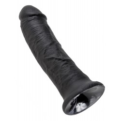Czarne dildo z przyssawką King Cock 20cm