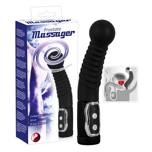 Masażer męskiej prostaty z wibracjami Twister