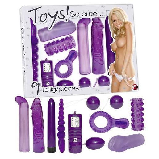 Zestaw zabawek erotycznych na prezent 9 szt