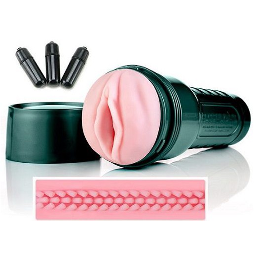 Masturbator z wibracjami Fleshlight Vibro Pink Lady Touch
