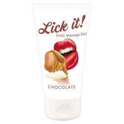Żel do masażu erotycznego biała czekolada 50ml Lick-it
