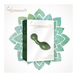 Dildo analne z zielonego jadeitu La Gemmes