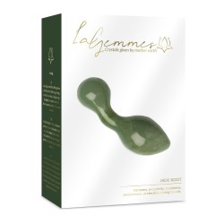 Dildo analne z zielonego jadeitu La Gemmes