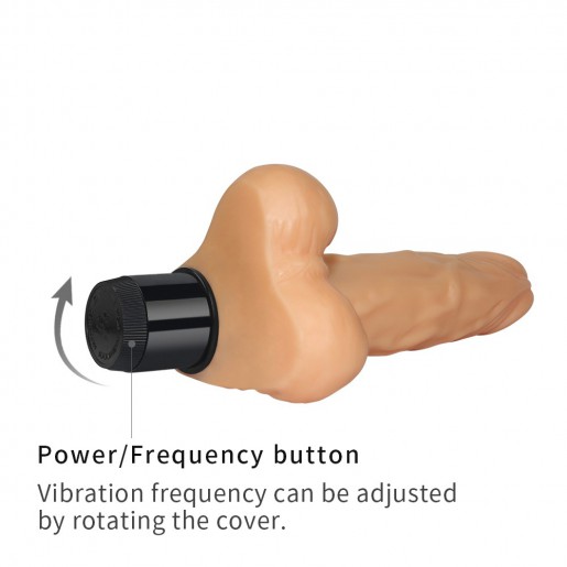 Cielisty wibrator wyglądający jak penis Real Feel Lovetoy