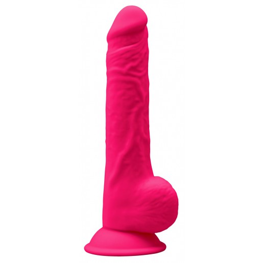 Realistyczne różowe dildo z przyssawką Silexd 24,3cm