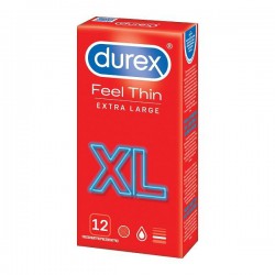 Cienkie prezerwatywy Durex Feel Thin XL 12 sztuk