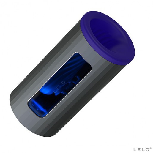 Lelo F1s V2 masturbator wibrujący z aplikacją na telefon niebieski