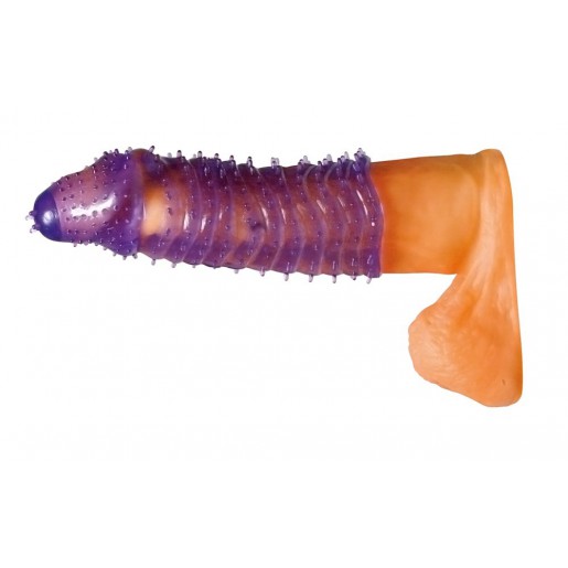 Elastyczna nasadka na penisa z wypustkami Sleeve X-tra Lust