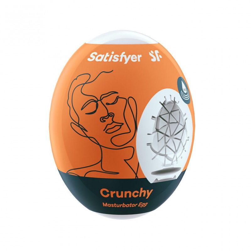 Jednorazowy masturbator Satisfyer Egg Crunchy