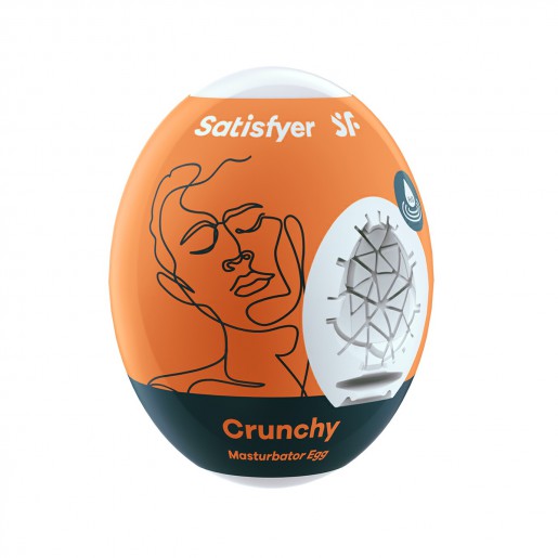 Jednorazowy masturbator Satisfyer Egg Crunchy