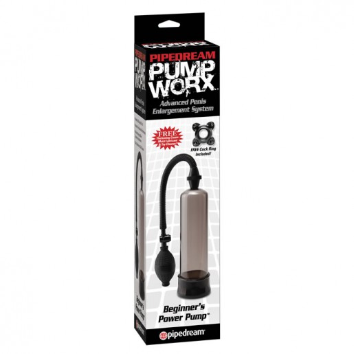 Czarna pompka do penisa Beginner's Power Pump Pipedream