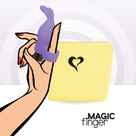 FeelzToys Magic Finger fioletowy wibrator na palec