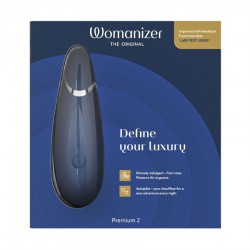 Womanizer Premium 2 jagodowy bezdotykowy masażer łechtaczki
