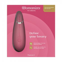Womanizer Premium 2 malinowy bezdotykowy masażer łechtaczki