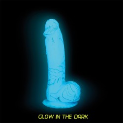 Dildo z przyssawką świecące w ciemności Addiction Luke Dong
