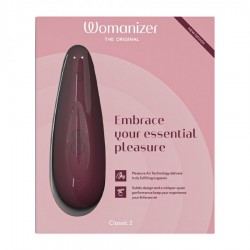 Womanizer Classic 2 bordowy bezdotykowy masażer łechtaczki