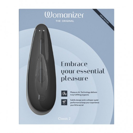Womanizer Classic 2 czarny bezdotykowy masażer łechtaczki