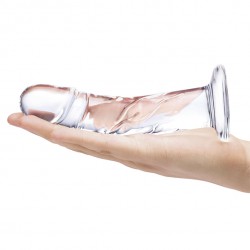 Realistyczne szklane dildo Glas Curved