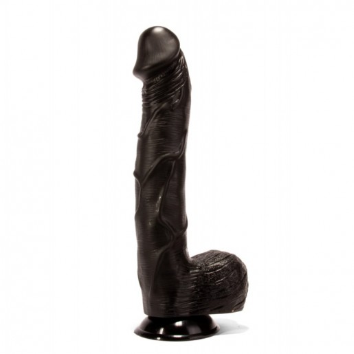 Czarne dildo z przyssawką Paddy's Cock X-MEN