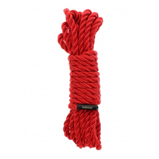 Taboom Bondage Rope czerwona lina bondage 5 metrów