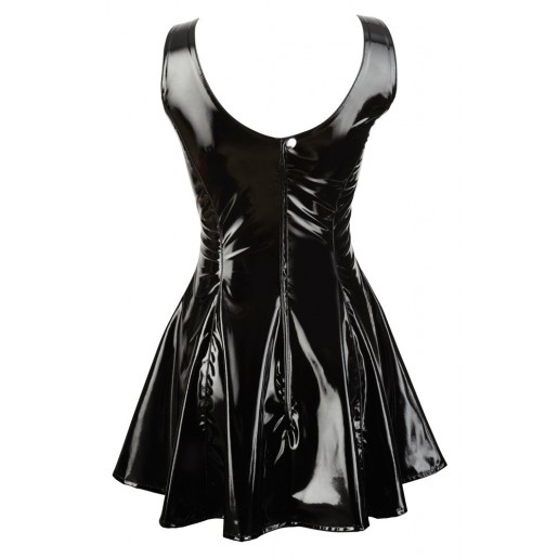 Czarna mini sukienka z winylu Sue Black Level