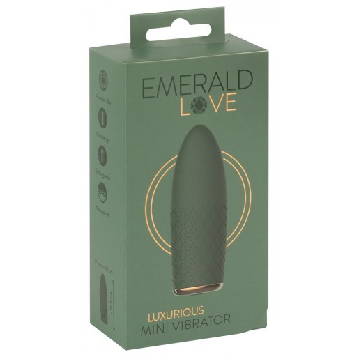 Mini wibrator Luxurious Emerald Love