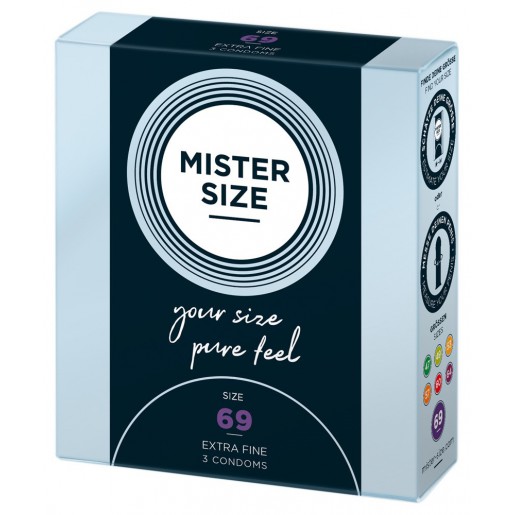 Prezerwatywy na wymiar Mister Size 69mm 3 sztuki