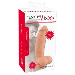 Realistyczne dildo z przyssawką i wibracjami Realistixxx