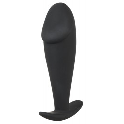 Czarny silikonowy korek analny Black Velvets 10cm