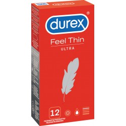 Cienkie prezerwatywy Durex Feel Thin Ultra 12 sztuk