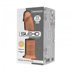 Realistyczne cieliste dildo z przyssawką Silexd 19cm