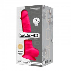 Realistyczne różowe dildo z przyssawką Silexd 23cm