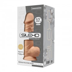 Realistyczne cieliste dildo z przyssawką Silexd 21,5cm